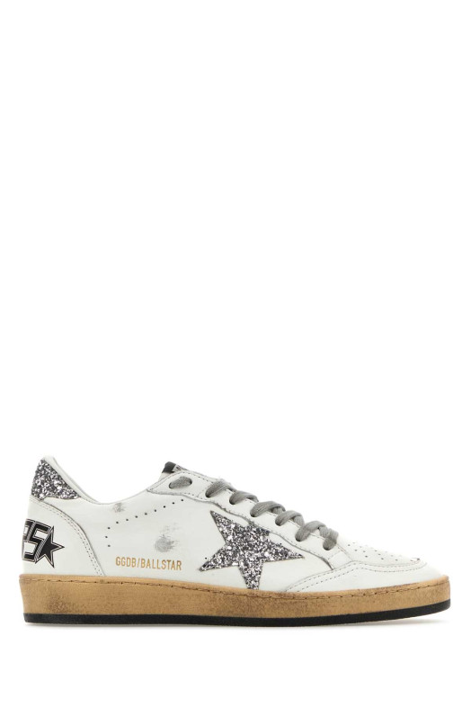 White leather Ball Star sneakers GOLDEN GOOSE DELUXE BRAND (GWF00117F003773)