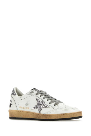 White leather Ball Star sneakers GOLDEN GOOSE DELUXE BRAND (GWF00117F003773)
