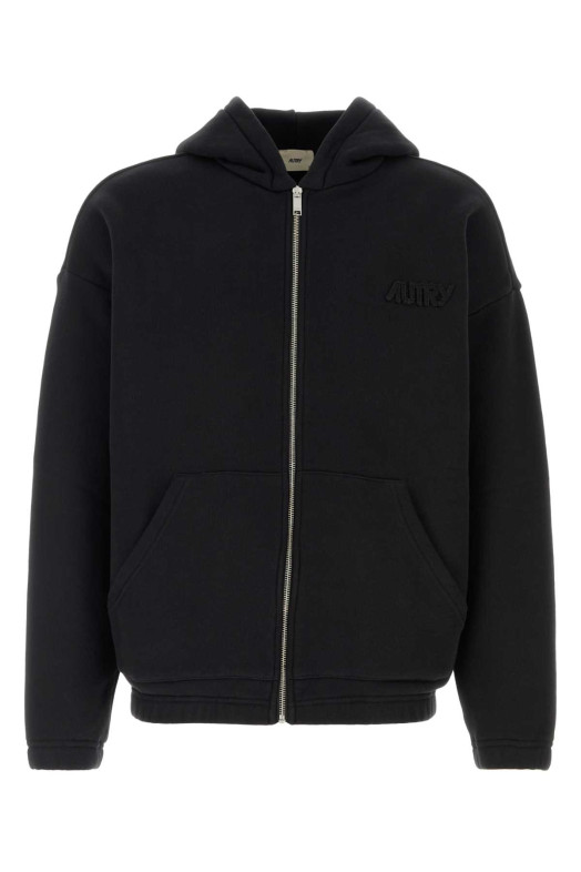 Black cotton sweatshirt AUTRY (HIPX)