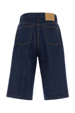 Dark blue denim bermuda shorts AMI (HSO837DE0122)