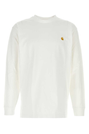 White cotton L/S Chase t-shirt CARHARTT WIP (I026392)