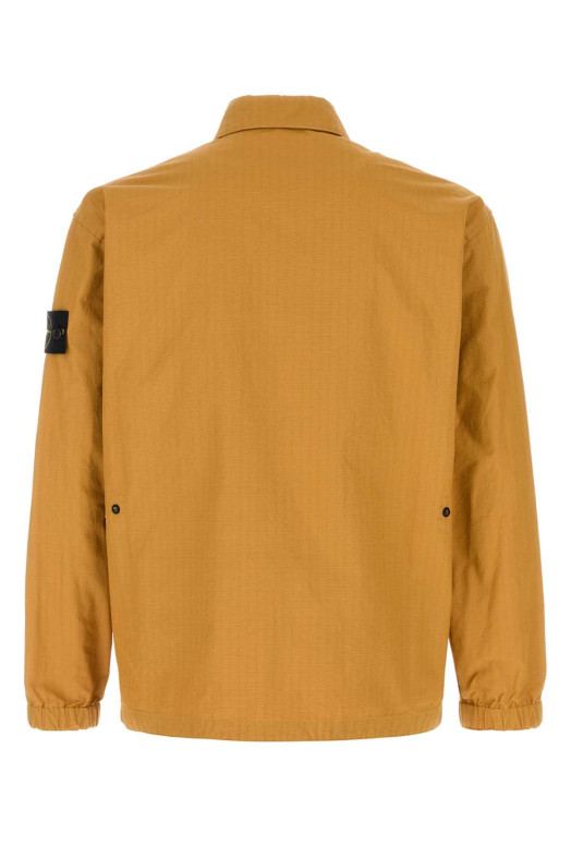 Ochre cotton jacket Yellow STONE ISLAND (L1S151200018S0299)