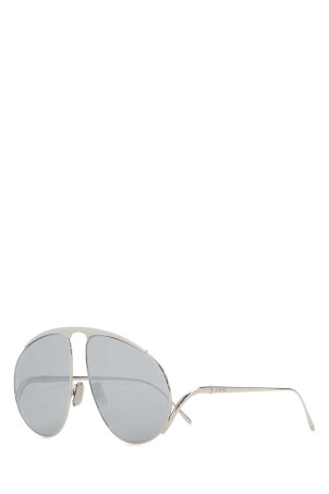 Silver metal Hillock sunglasses LOEWE (LW40180U61)