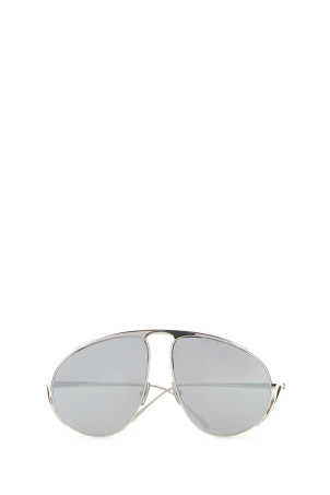 Silver metal Hillock sunglasses LOEWE (LW40180U61)