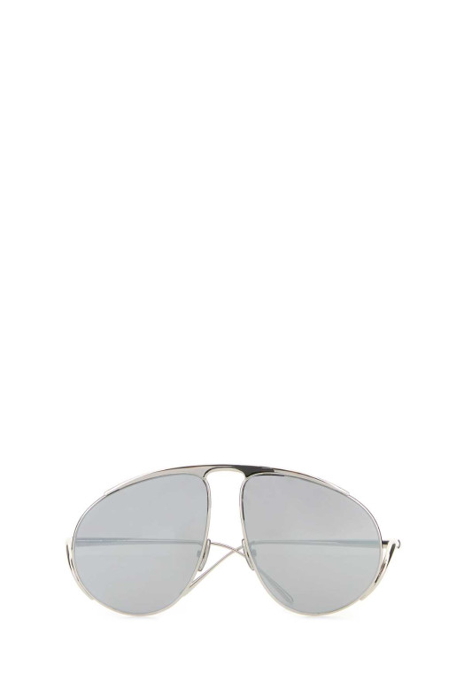 Silver metal Hillock sunglasses LOEWE (LW40180U61)
