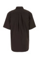 Brown stretch poplin shirt PRADA (P455ISOOO12VC)