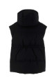 Black polyester blend sleeveless down jacket HERNO LAMINAR (PI00381DL12839)