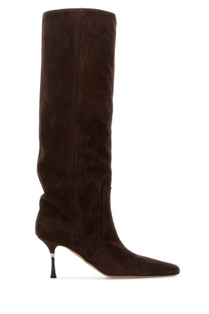 Chocolate suede Bettina boots Brown PARIS TEXAS (PX1293XV003)