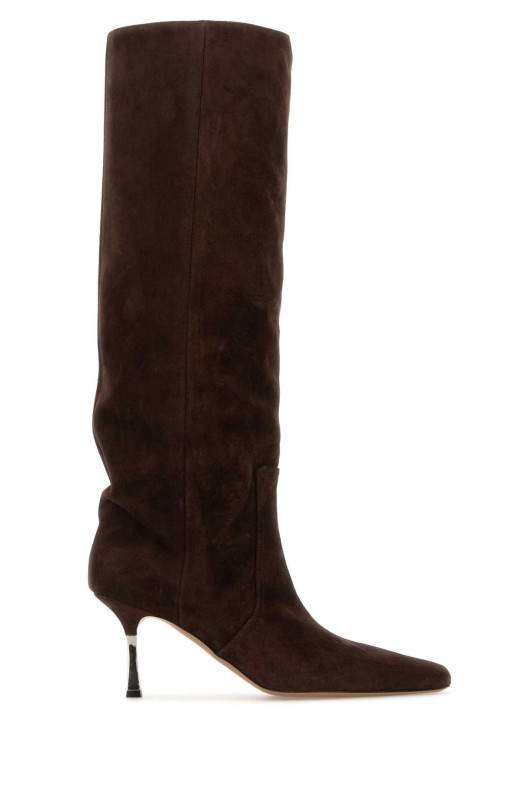 Chocolate suede Bettina boots Brown PARIS TEXAS (PX1293XV003)