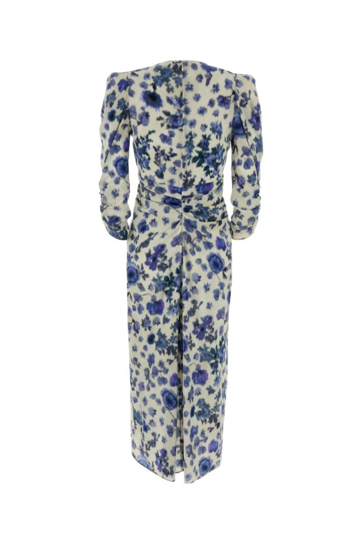 Printed stretch crepe Albini dress ISABEL MARANT (RO0011FAD1J11I)