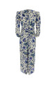Printed stretch crepe Albini dress ISABEL MARANT (RO0011FAD1J11I)