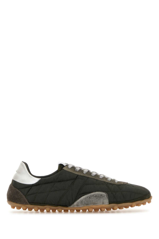 Multicolor fabric and suede sneakers MAISON MARGIELA (S57WS0514P7415)