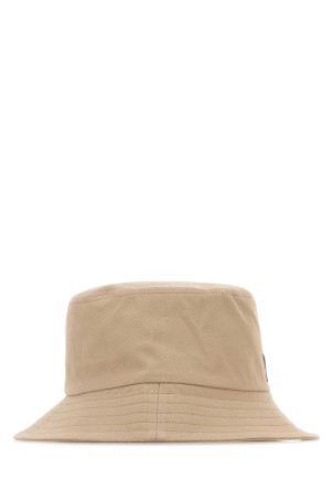 Beige cotton bucket hat AMI (UHA666AW0041)