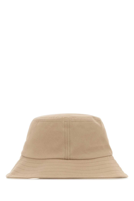 Beige cotton bucket hat AMI (UHA666AW0041)