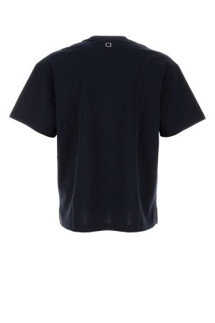 Midnight blue cotton oversize t-shirt WOOYOUNGMI (W261TS02)