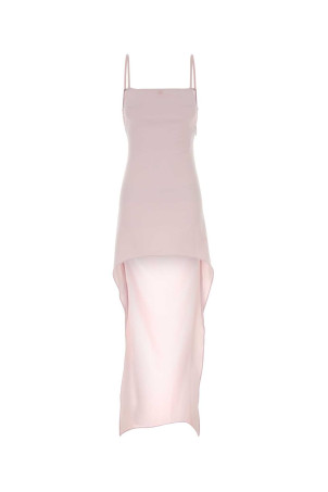 Pastel pink crepe dress COURREGES (126CRO805PL0159)