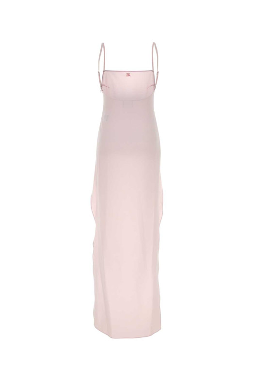 Pastel pink crepe dress COURREGES (126CRO805PL0159)