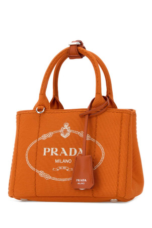Orange canvas mini Prada JardiniÃ¨re handbag PRADA (1BA038VNLM2HF3)