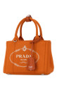 Orange canvas mini Prada JardiniÃ¨re handbag PRADA (1BA038VNLM2HF3)