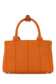 Orange canvas mini Prada JardiniÃ¨re handbag PRADA (1BA038VNLM2HF3)