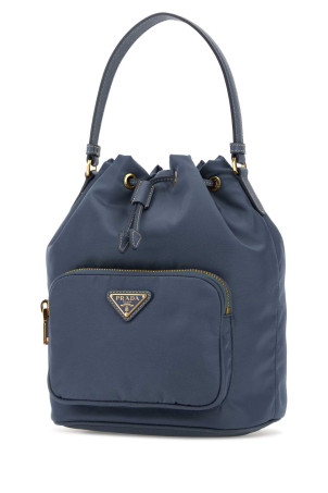 Cerulean blue Re-Nylon Duet bucket bag PRADA (1BH038VUOPRV44)