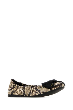 Printed leather ballerinas PRADA (1F322OF0053B3K)