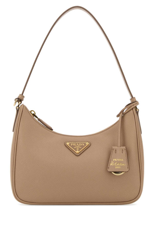 Beige leather Prada Re-Edition 2005 shoulder bag PRADA (1N204WNZV)