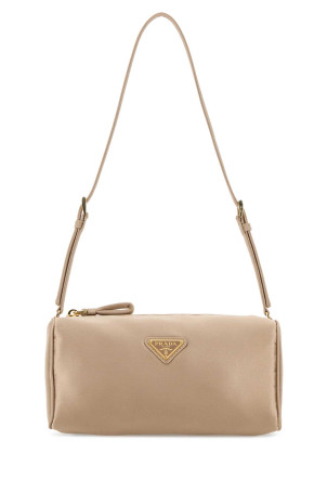 Sand satin mini shoulder bag PRADA (1NE064AC4)