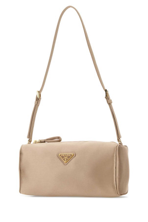 Sand satin mini shoulder bag PRADA (1NE064AC4)