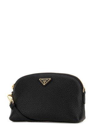Black leather crossbody bag Black PRADA (1NF0622DKV)