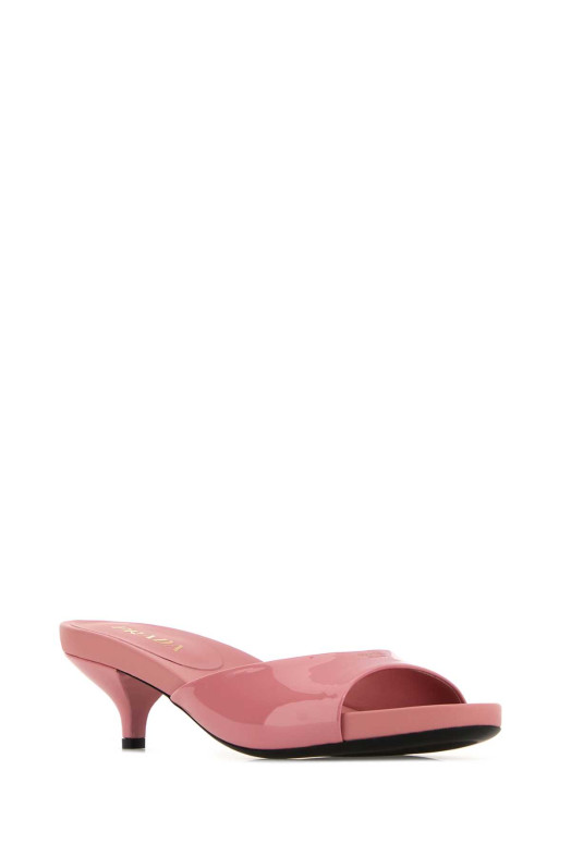 Pink leather mules PRADA (1XX799F045069)