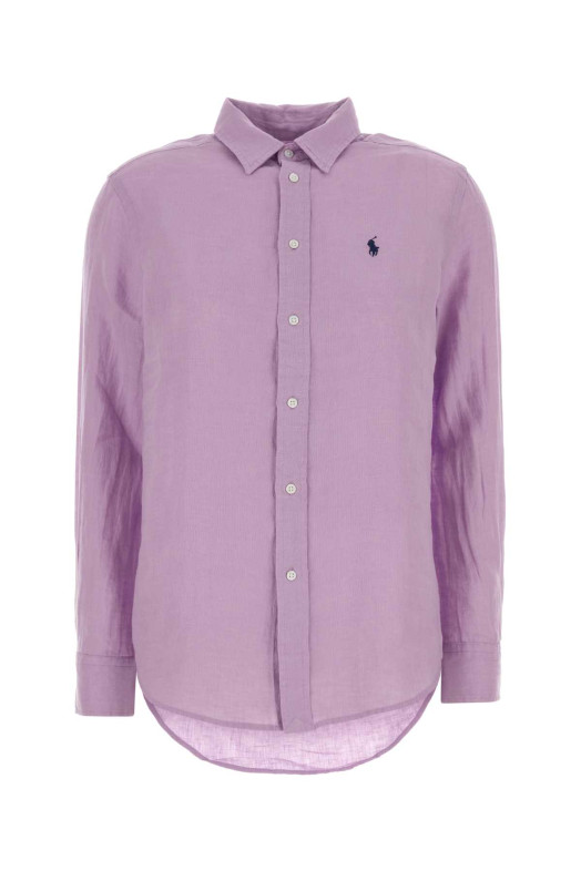 Lilac linen shirt POLO RALPH LAUREN (211970730)