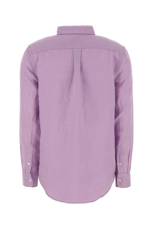 Lilac linen shirt POLO RALPH LAUREN (211970730)