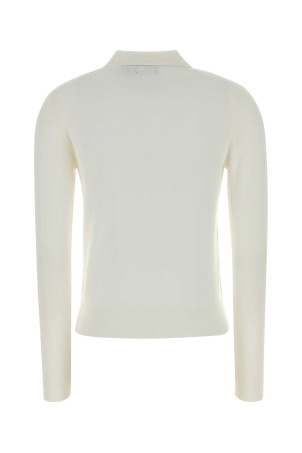 White stretch cotton blend cardigan POLO RALPH LAUREN (211972110)