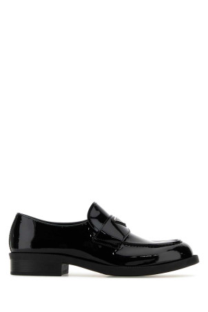 Black leather loafers Black PRADA (2DE145FG000069)