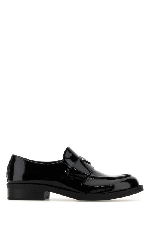 Black leather loafers Black PRADA (2DE145FG000069)