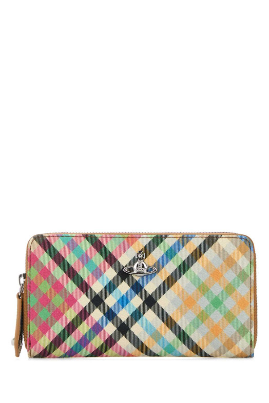 Printed canvas wallet VIVIENNE WESTWOOD (5106005BWS001S)