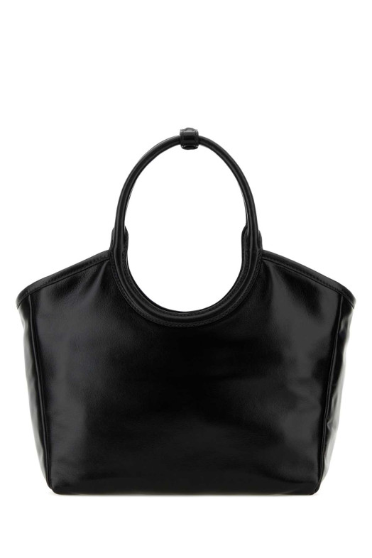 Black leather IVY handbag Black MIU MIU (5BA284VOOI2IEO)