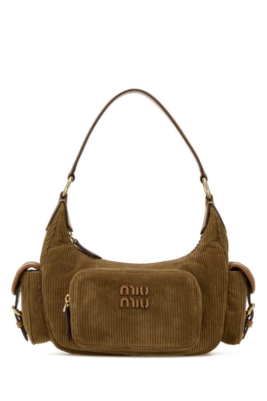 Biscuit corduroy Pocket shoulder bag MIU MIU (5BC188AF81)