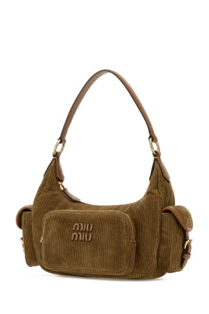 Biscuit corduroy Pocket shoulder bag MIU MIU (5BC188AF81)