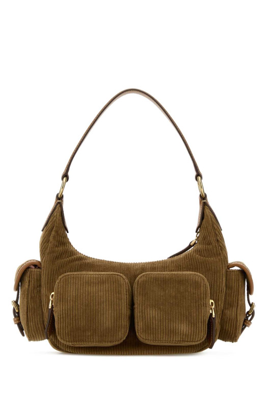 Biscuit corduroy Pocket shoulder bag MIU MIU (5BC188AF81)