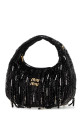 Embellished fabric handbag Black MIU MIU (5BP078VWON2IGM)