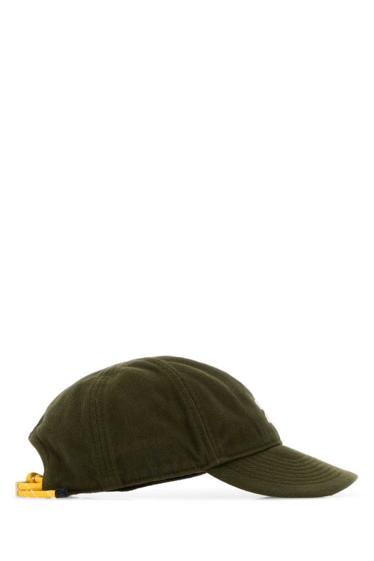 Olive green cotton baseball cap MIU MIU (5HC3692CR1)