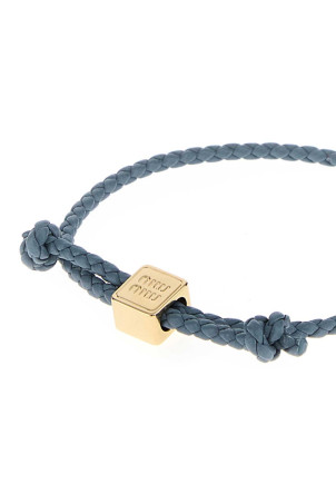 Light blue leather bracelet MIU MIU (5IB7722IGY)