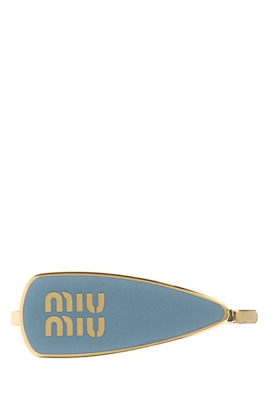 Light blue metal hair clip MIU MIU (5IF1472F6T)