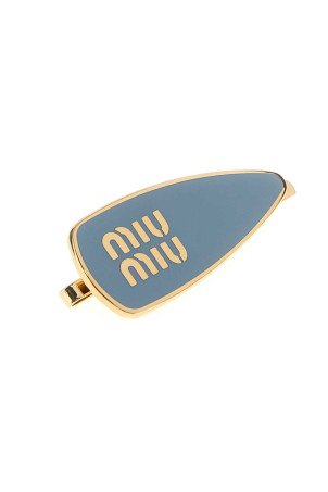 Light blue metal hair clip MIU MIU (5IF1472F6T)