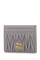 Lilac leather card holder MIU MIU (5MC076AFPP)