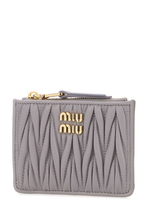 Lilac nappa leather card holder MIU MIU (5MC093AFPP)