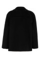 Black mohair and wool coat Black VALENTINO GARAVANI (5V0CJM39AH4)