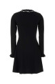 Black viscose blend mini dress VALENTINO GARAVANI (7B3KD13Y9K5)